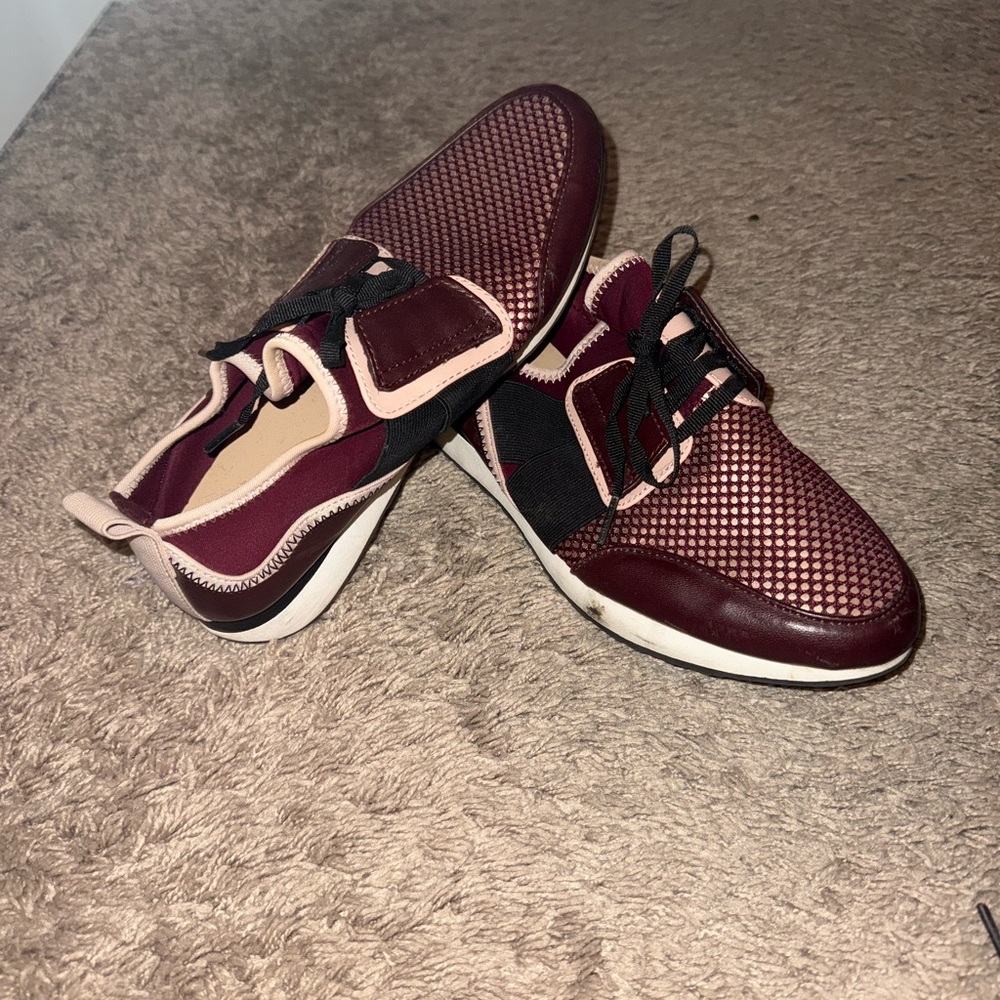 a new day Burgundy and Black Women's Sneakers